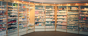 Modern pharmacy in Norway