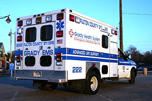 Grady EMS Ambulance 222 (7222 alternate ID) in...