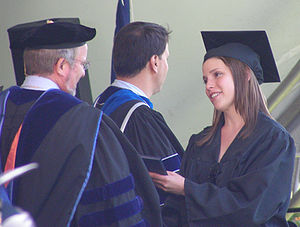 Julia Whelan at Middlebury College Commencemen...