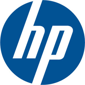HP logo blue HP logo blue